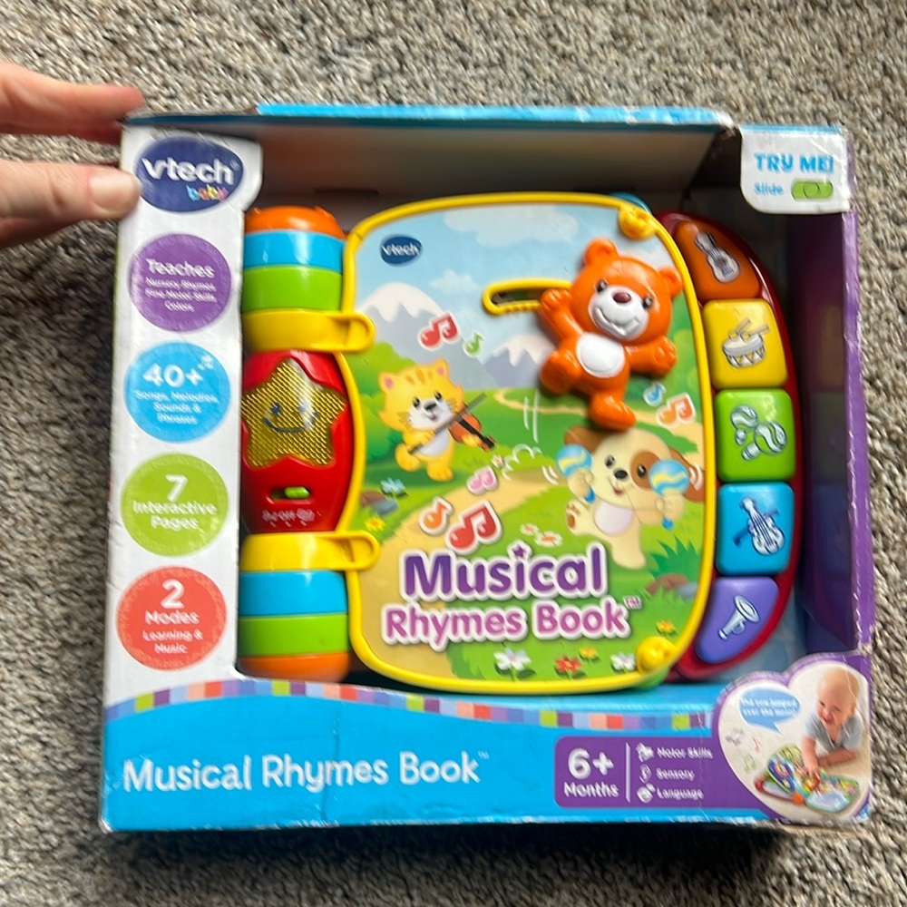 VTech musical rhymes book (New, in Box)